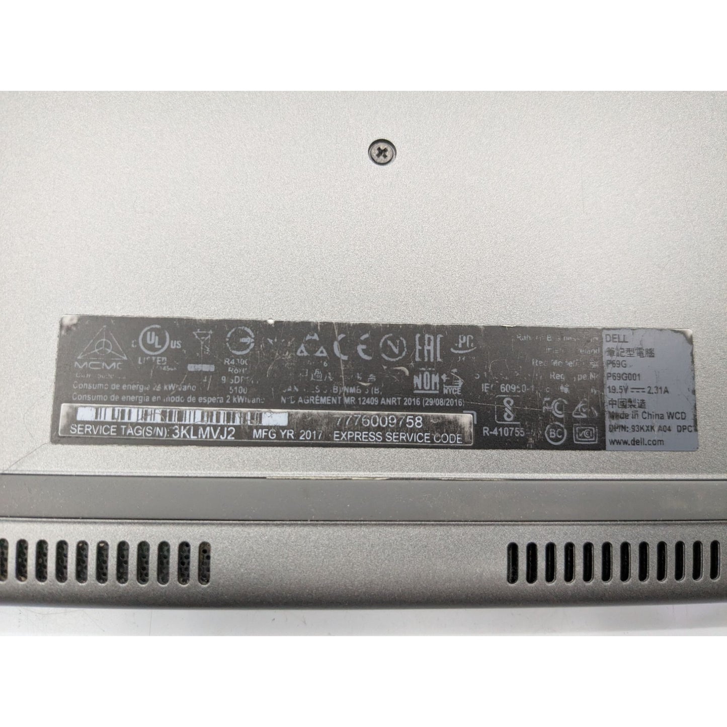 Dell Inspiron 13 5378 13.3" Intel Pentium 4415U 8GB RAM 100GB SSD Win 11 Activated