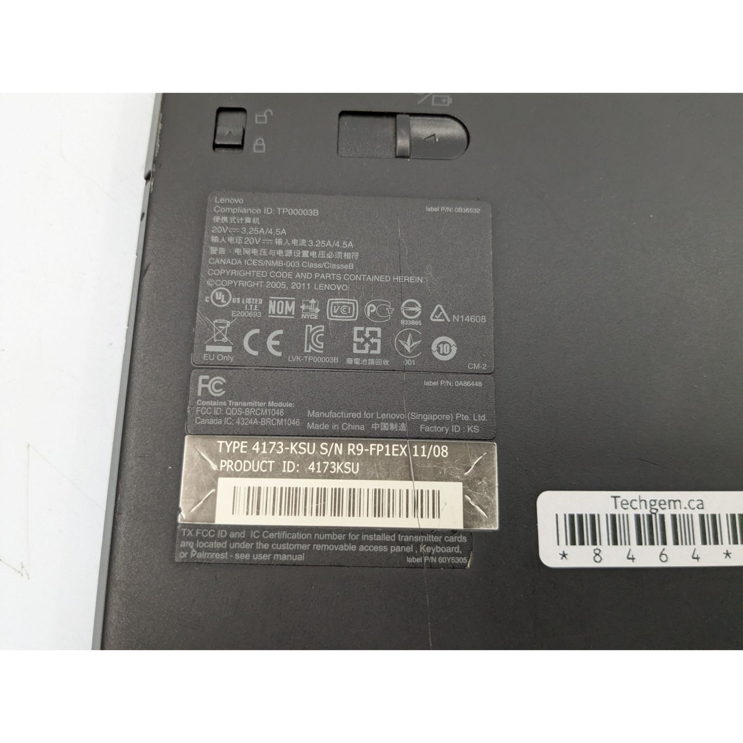 Lenovo ThinkPad T420s 14" Screen Intel Core i5-2520M Processor 2.50GHz 4GB RAM