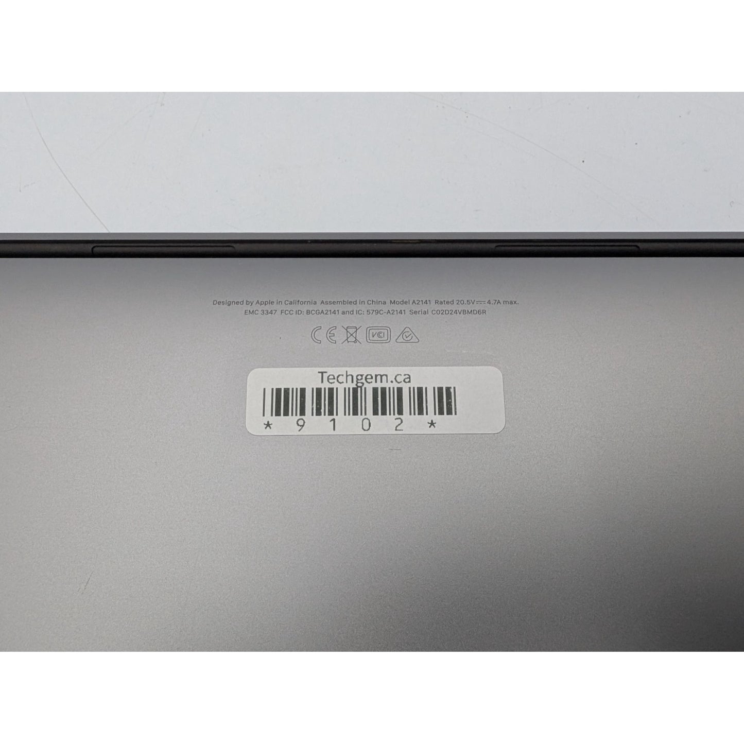 2019 Apple MacBook Pro A2141 16” Intel Core i7-9750H 32GB RAM 512GB SSD macOS