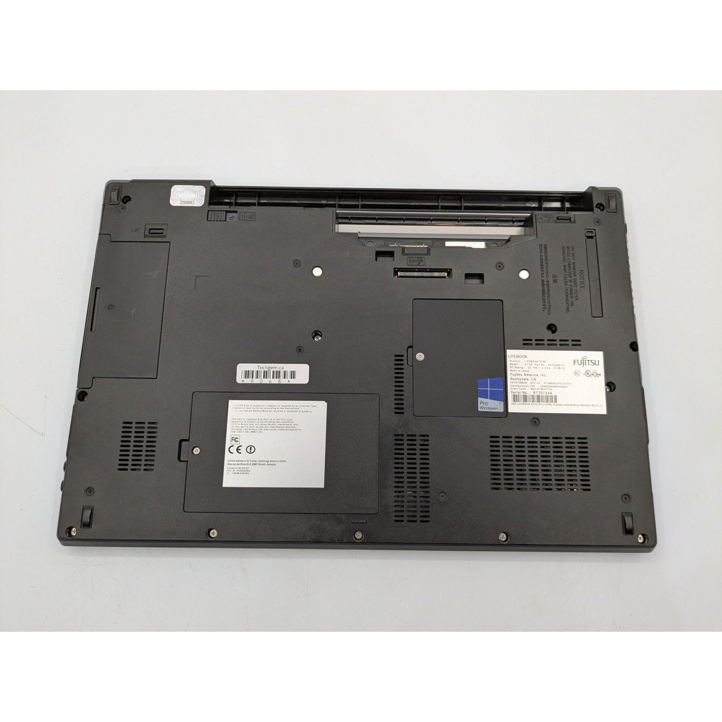 Fujitsu Lifebook E756 15.6" Intel Core i7-6600U 8GB RAM 128GB SSD Windows 11 Pro