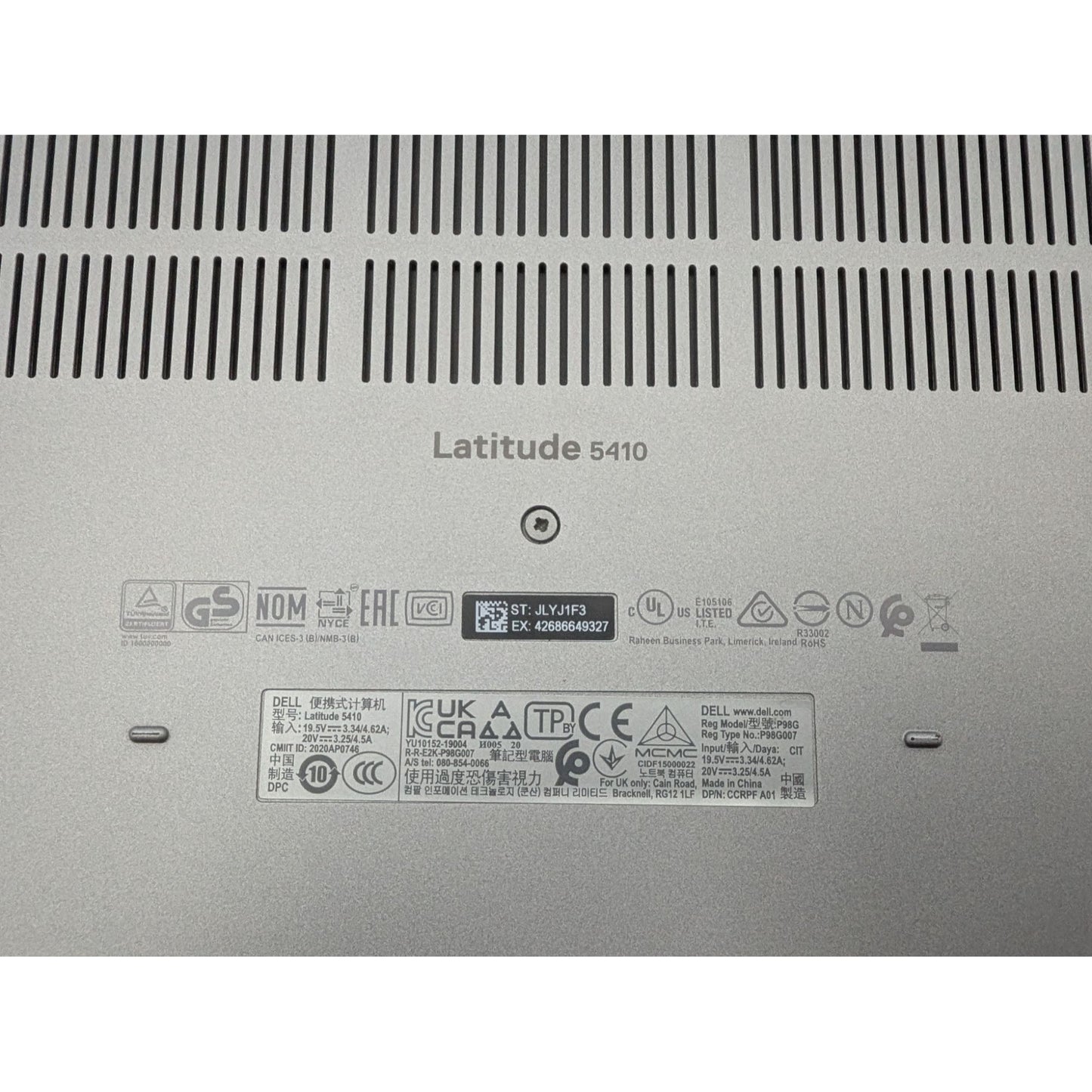 Dell Latitude 5410 14" Touchscreen Intel i5-10310U 32GB RAM 512GB SSD Win 11 Pro