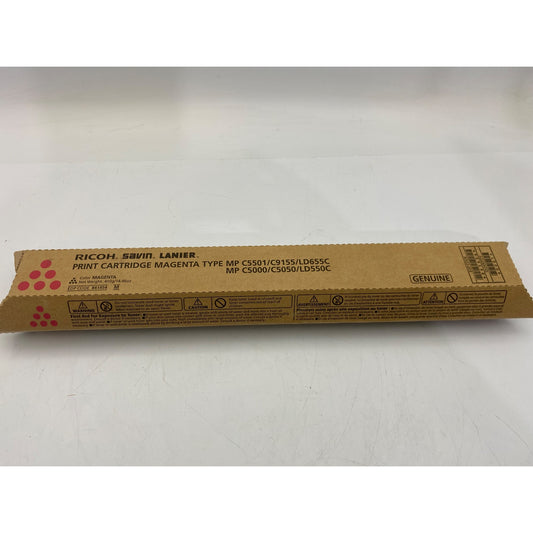 Ricoh Savin Lanier Magenta Print Cartridge Type MP C5501/C9155/LD655C