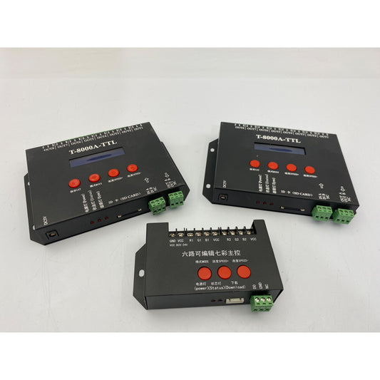 T-8000A-TTL LED Controller SD Card Programmable DC5-24V