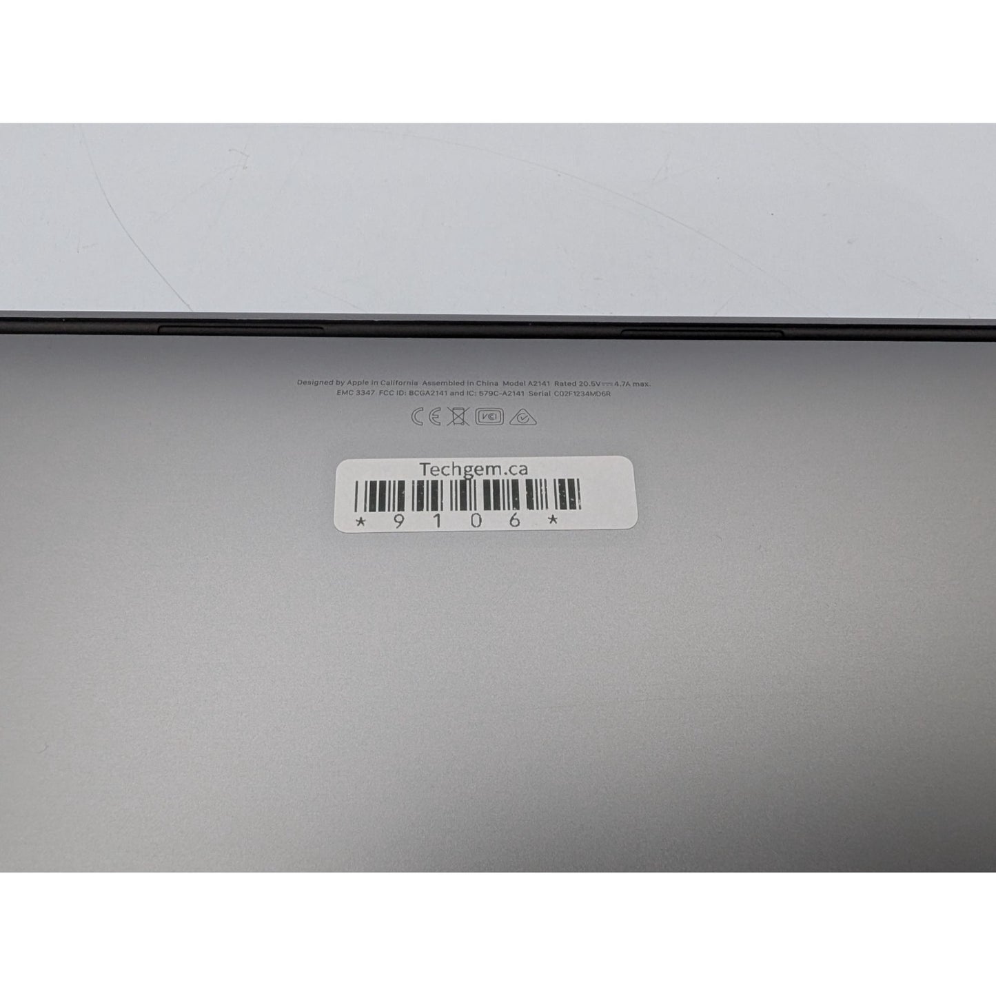 2019 Apple MacBook Pro A2141 Intel Core i7-9750H 16" Screen 32GB RAM 512GB SSD