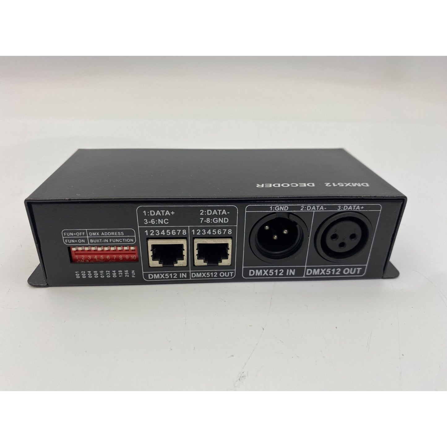 DMX512 Decoder Power Supply With Connectors & User Manual