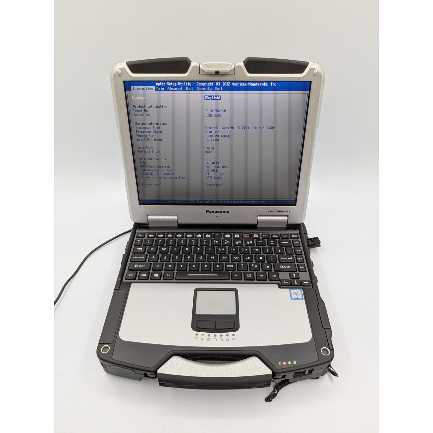 Panasonic Toughbook CF-31 Intel i5-7300U 13.1" Screen 2.60GHz Processer Laptop