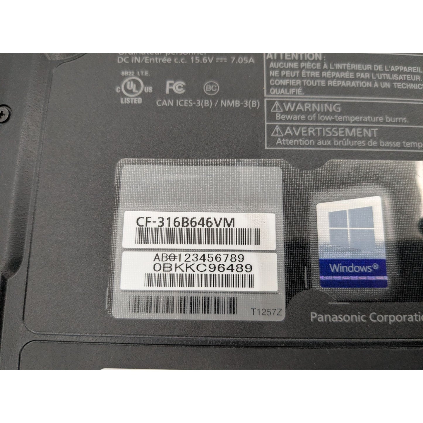Panasonic Toughbook CF-31 Intel i5-7300U 13.1" Screen 2.60GHz Processer Laptop