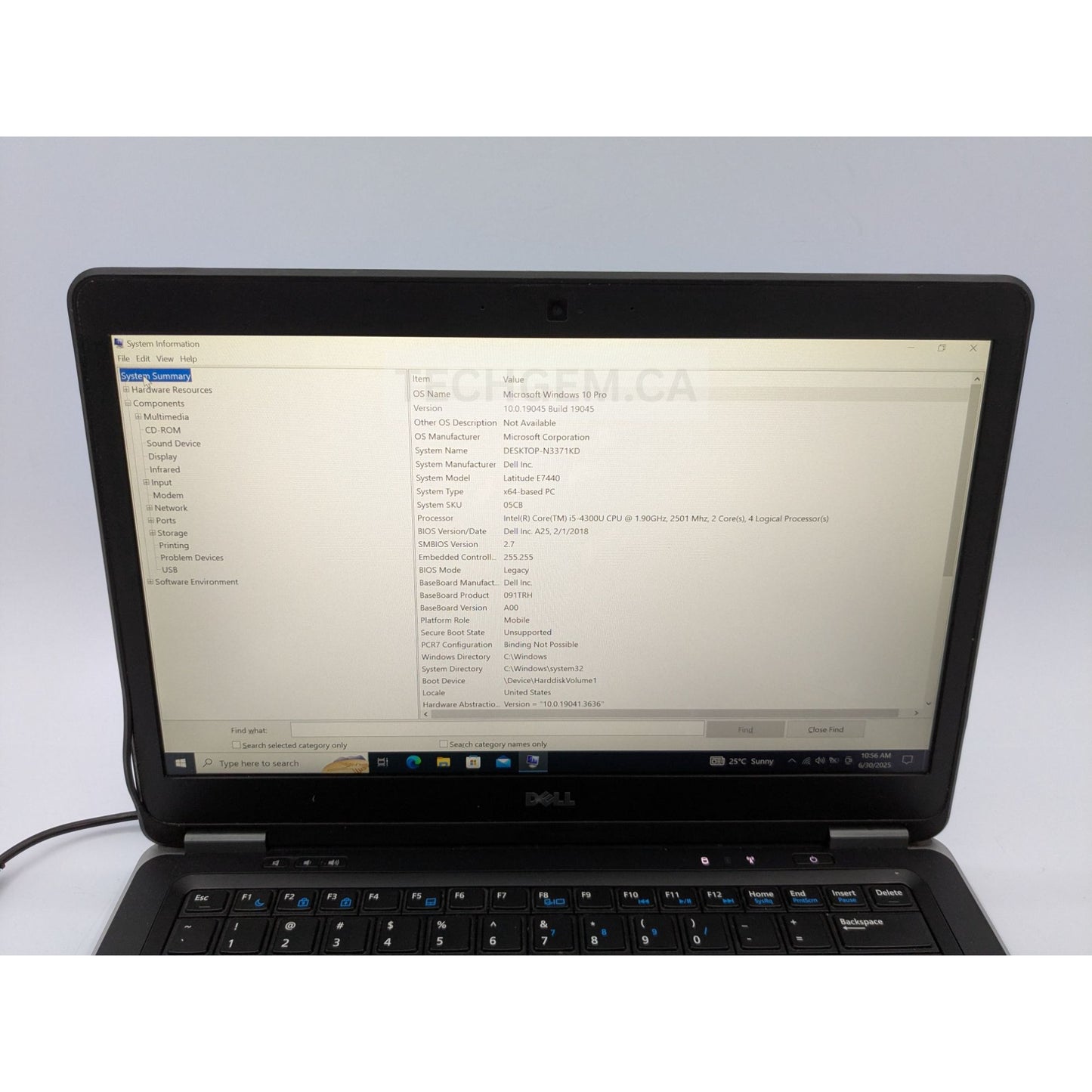 Dell Latitude E7440 14" Intel i5-4300U 8GB RAM 320GB HDD Windows 10 Pro