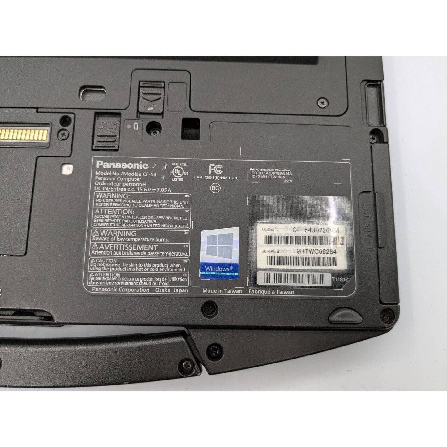 Panasonic Toughbook CF-54 14" Intel i5-7300U 16GB RAM 480GB SSD Window 11 Pro