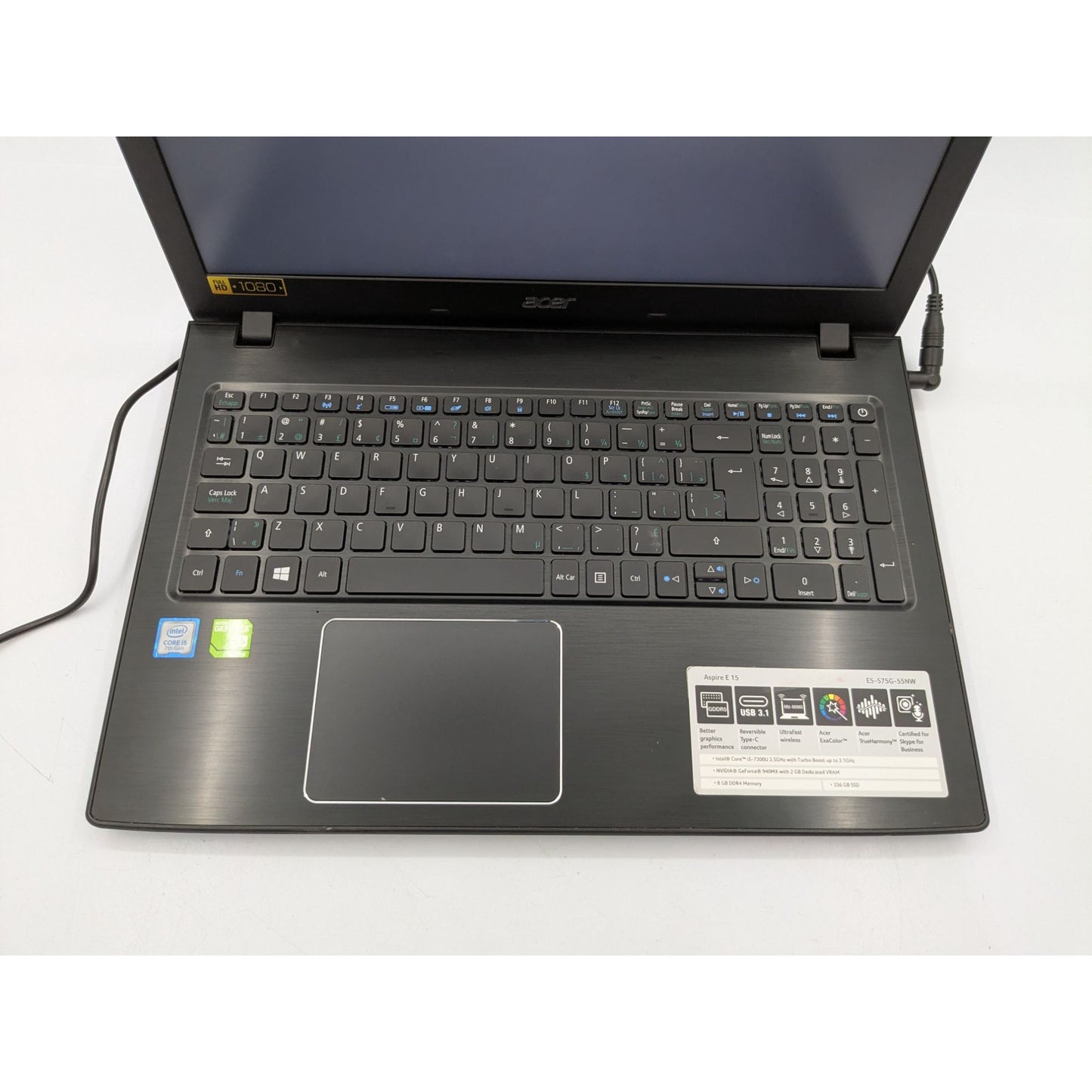 Acer Aspire E15 E5-575G-55NW 15.6" Intel Core i5-7200U 2.5GHz Processor Laptop