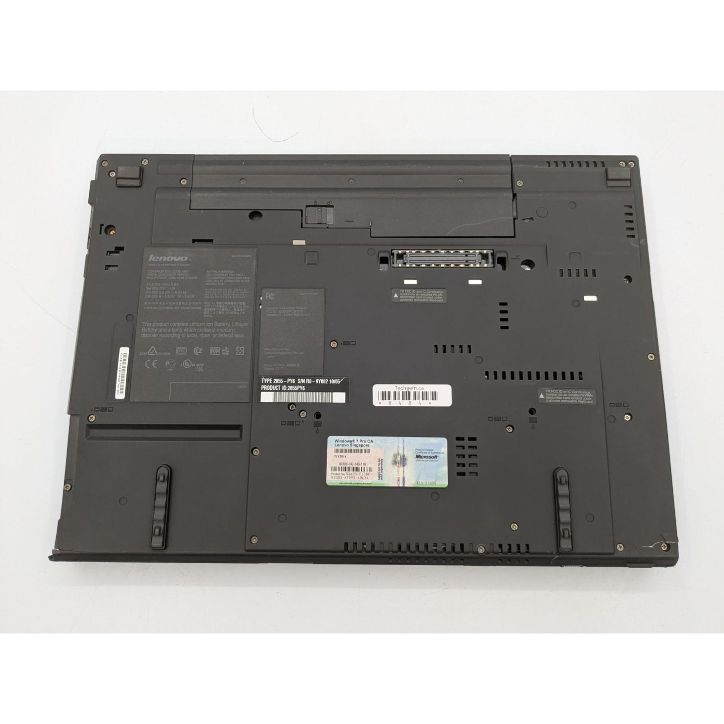 Lenovo ThinkPad T500 15.6" Intel Core 2 Duo P8600 4GB RAM 2.40 GHz Processor