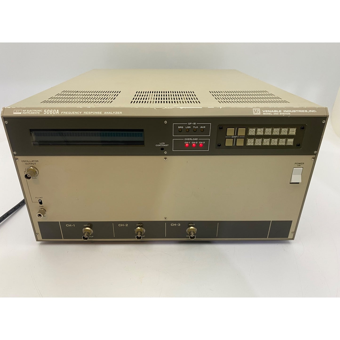 NF Electronic Instruments 5060A Frequency Response Analyzer By Venable Industries