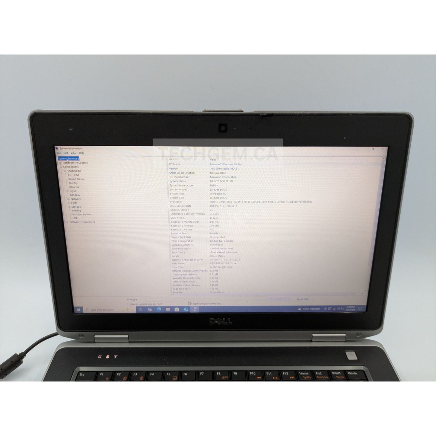 Dell Latitude E6430 14" i5 8GB RAM 320GB HDD Windows 10 Pro
