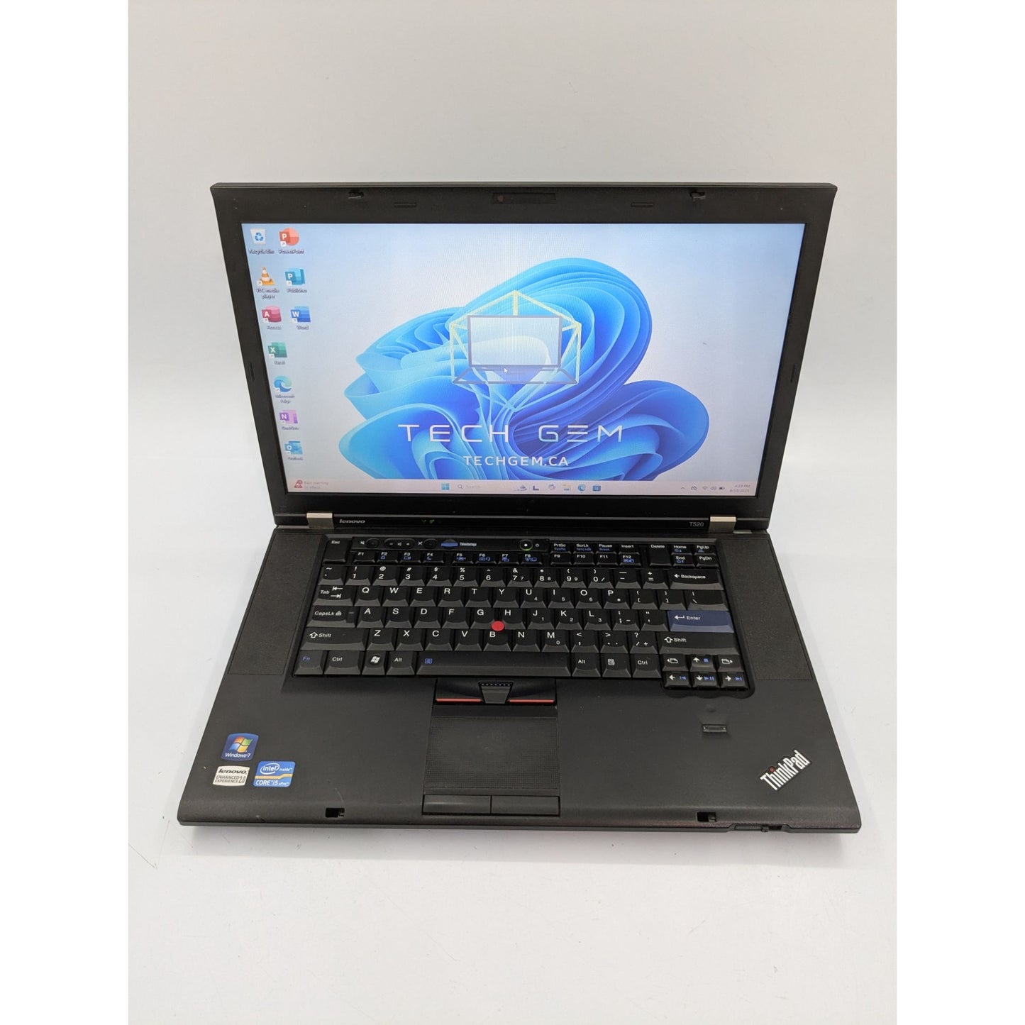 Lenovo ThinkPad T520 15.6" Intel Core i5-2520M 16GB RAM 128GB SSD Windows 11 Pro