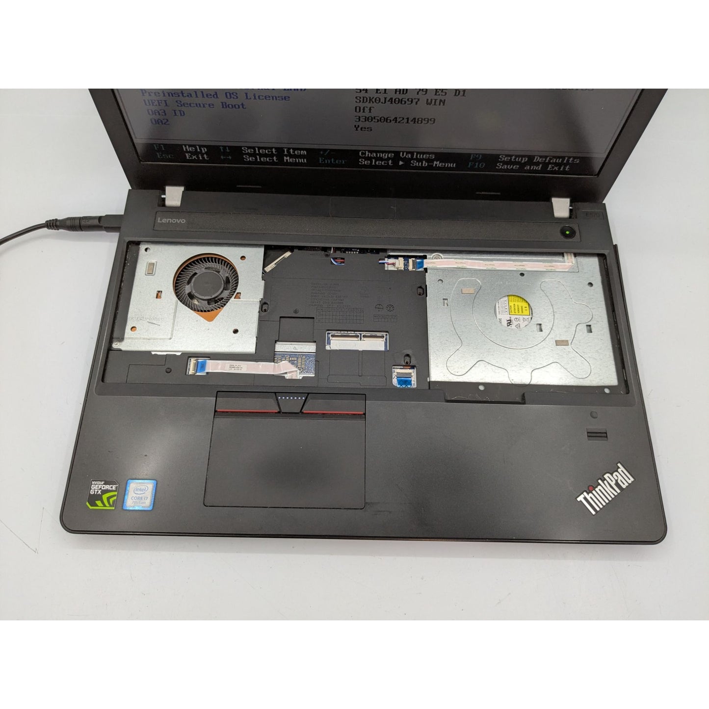 Lenovo ThinkPad E570 15.6" Display Intel Core i7-7500U 2.7 GHz Processor Laptop