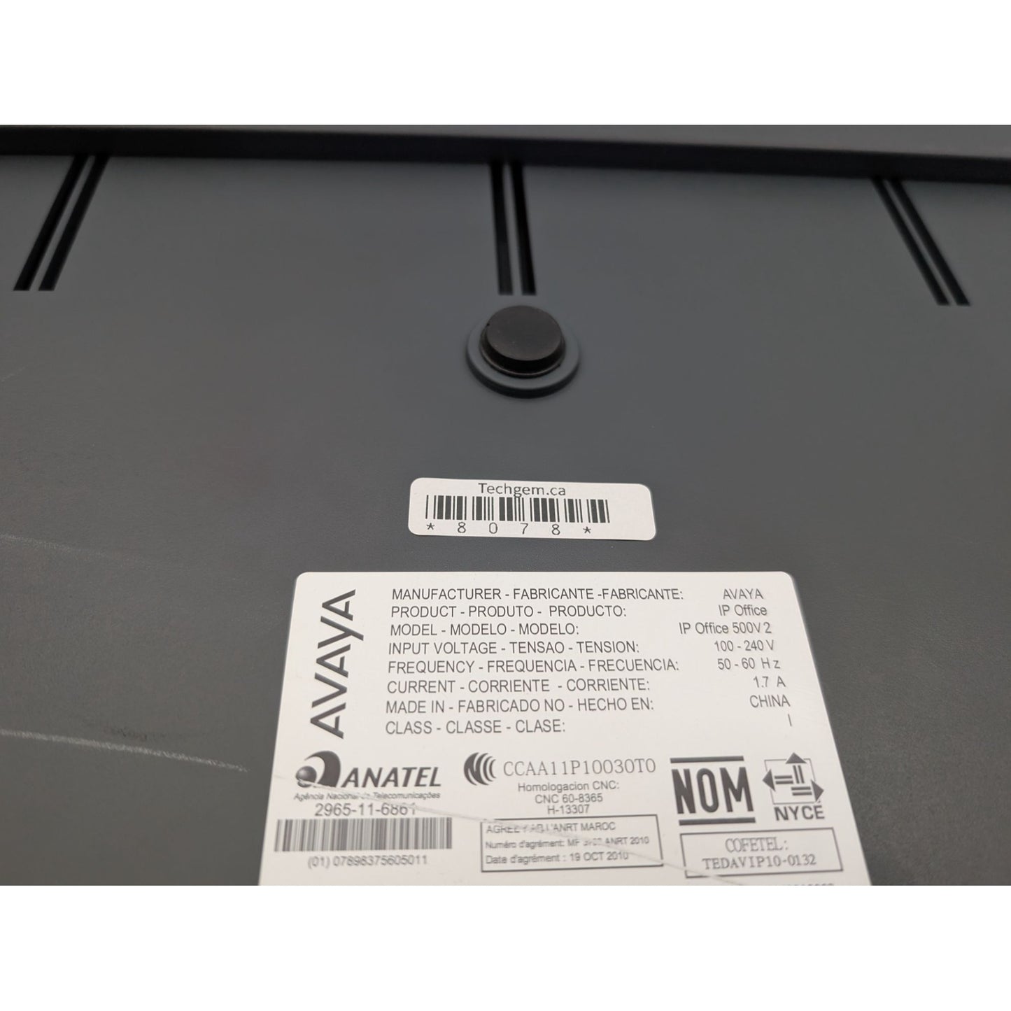 Avaya IP500 V2 Control Unit 700504031 Modular for VoIP Communication System