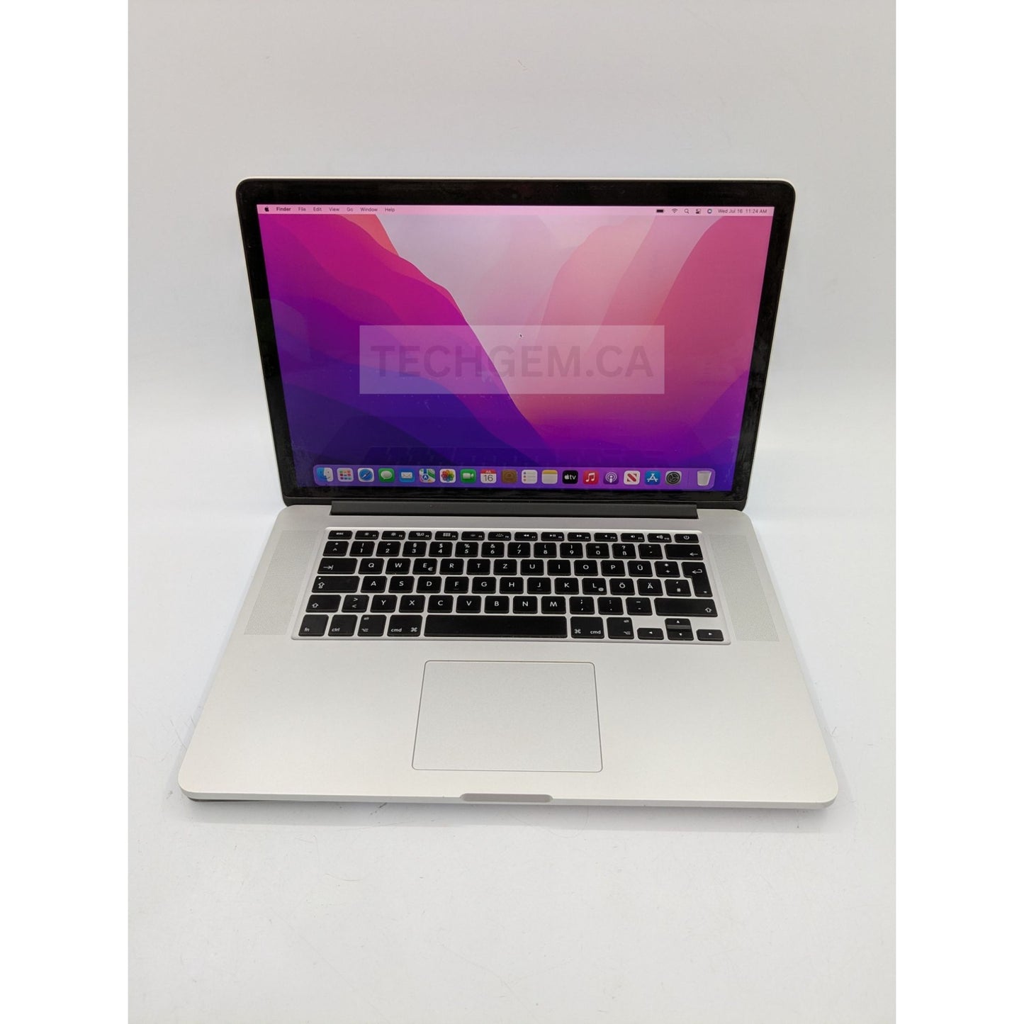 Apple MacBook Pro A1398 15" Intel i7-4770HQ 16GB RAM 512GB SSD Monterey Retina