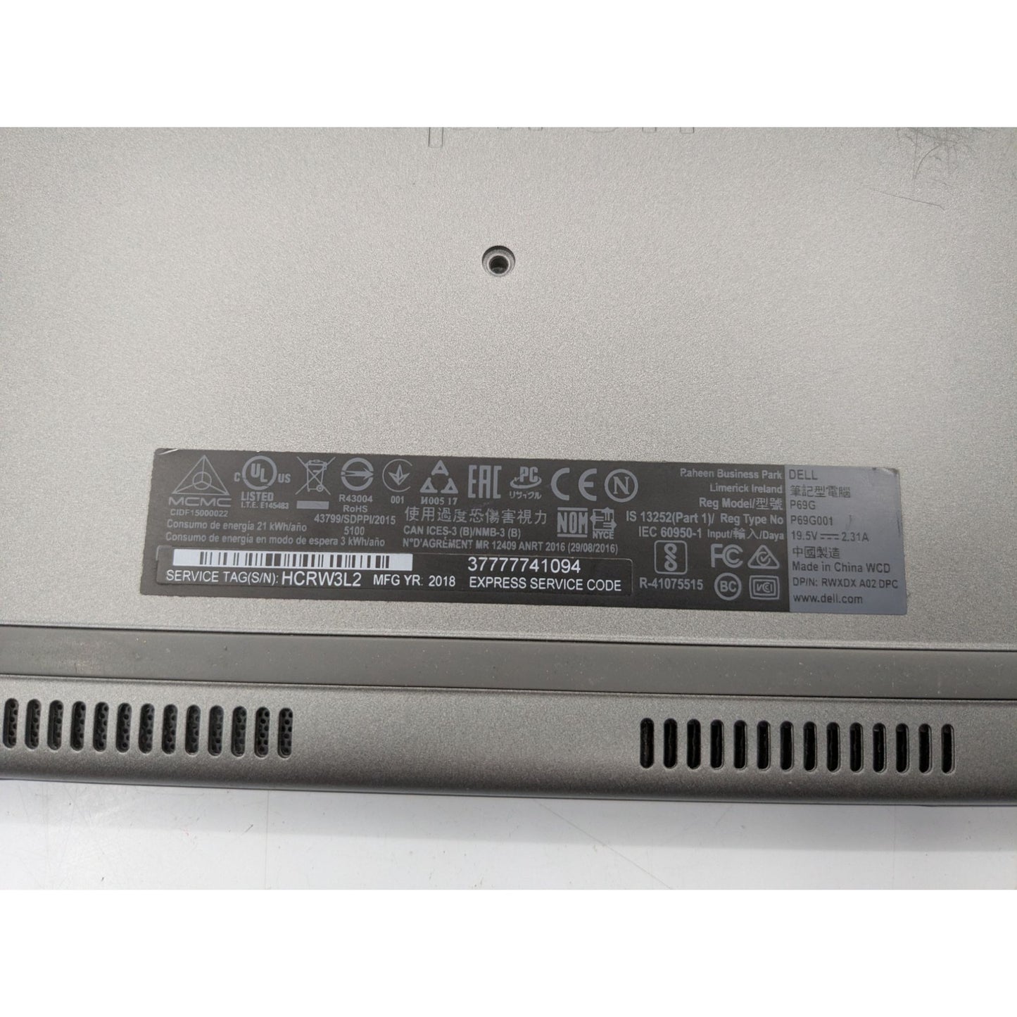 Dell Inspiron 5379 13.3" Display Intel Core i7-8550U 1.80 GHz Processor Laptop