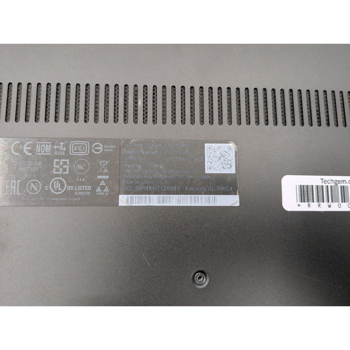 Lenovo Yoga 710-15IKB 15.6" Display Intel Core i7-7500U 2.70 GHz Black Laptop