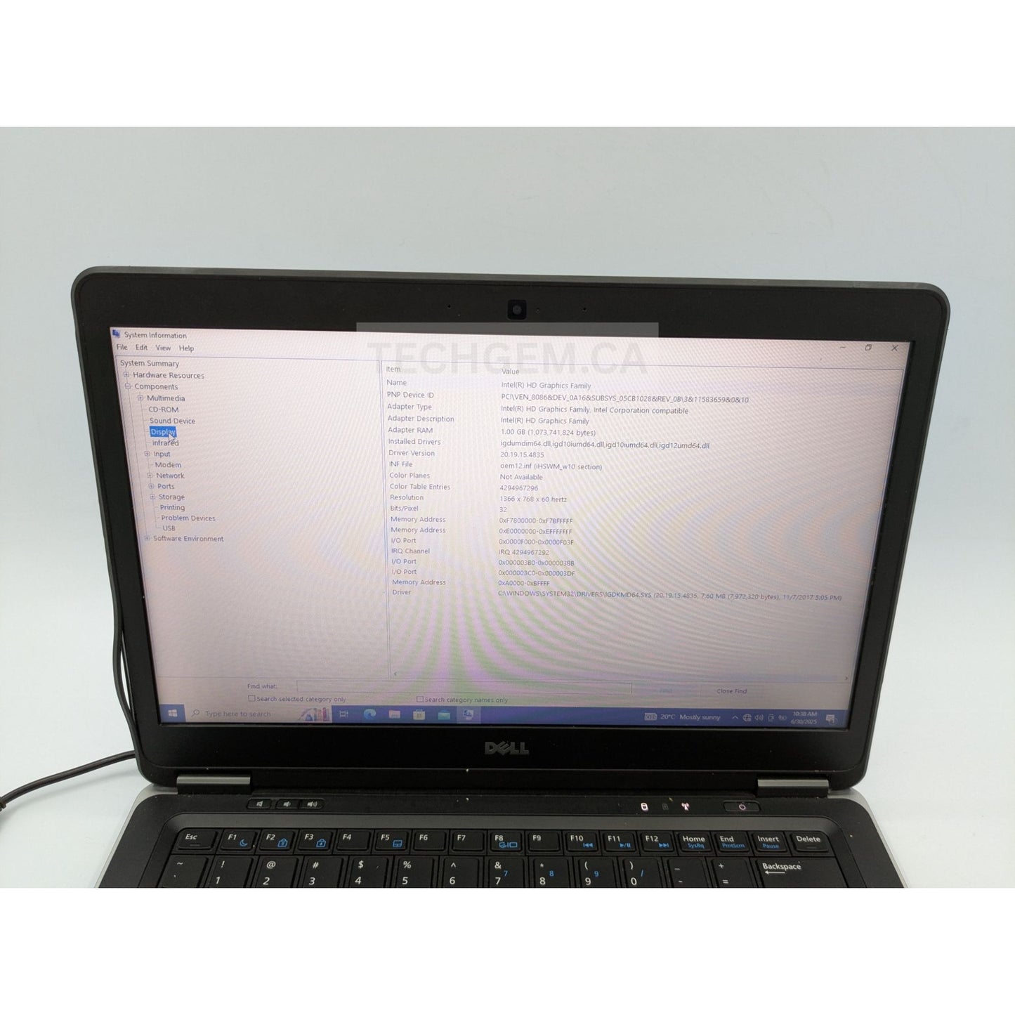 Dell Latitude E7440 14" Intel i5-4300U 8GB 320GB Windows 10 Pro