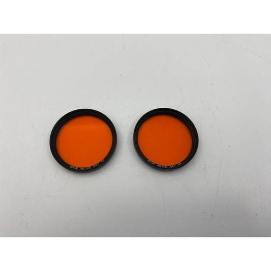 Lot of 2 B+W 40.5mm 041 4X Orange Lens Filters