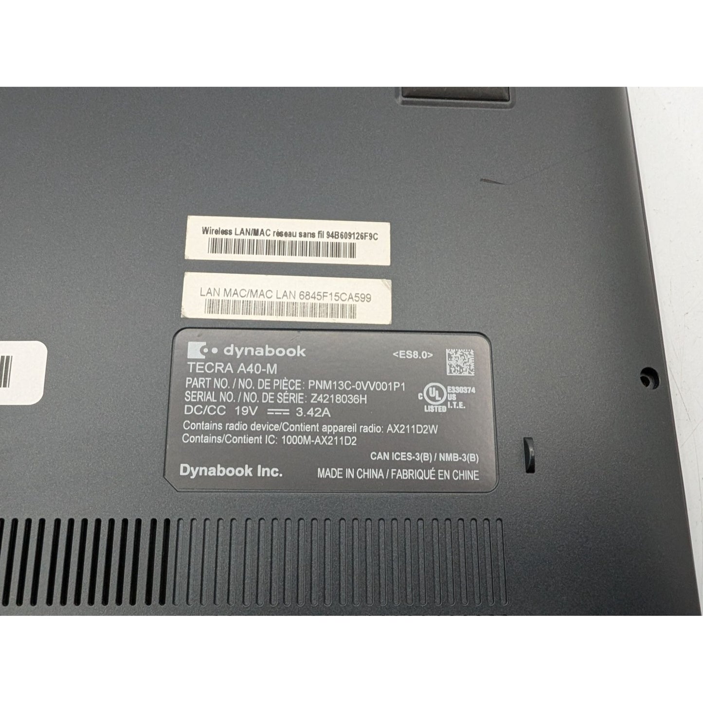 Dynabook Tecra A40-M Intel Core Ultra 7 165U 14" Screen 0.40GHz Processor Laptop