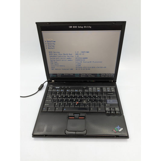 IBM ThinkPad T43 14" Display Screen Intel Pentium M 1.60GHz 1.5GB RAM Laptop