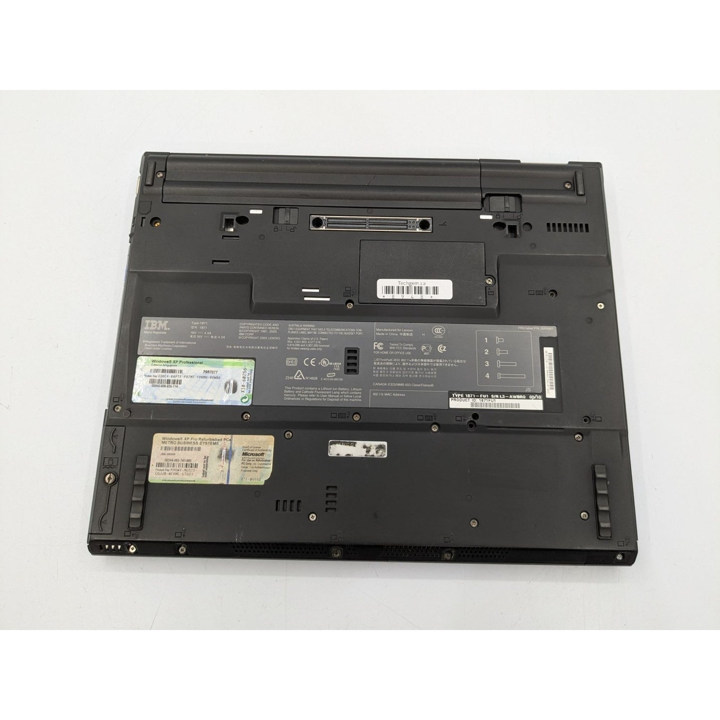 IBM ThinkPad T43 14" Display Screen Intel Pentium M 1.60GHz 1.5GB RAM Laptop