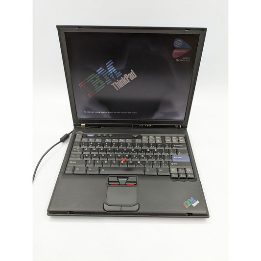 IBM ThinkPad T43 14" Display Intel Pentium M 730 1.60 GHz 128MB RAM Laptop