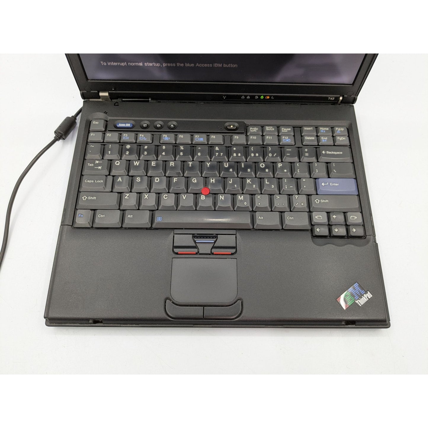 IBM ThinkPad T43 14" Display Intel Pentium M 730 1.60 GHz 128MB RAM Laptop
