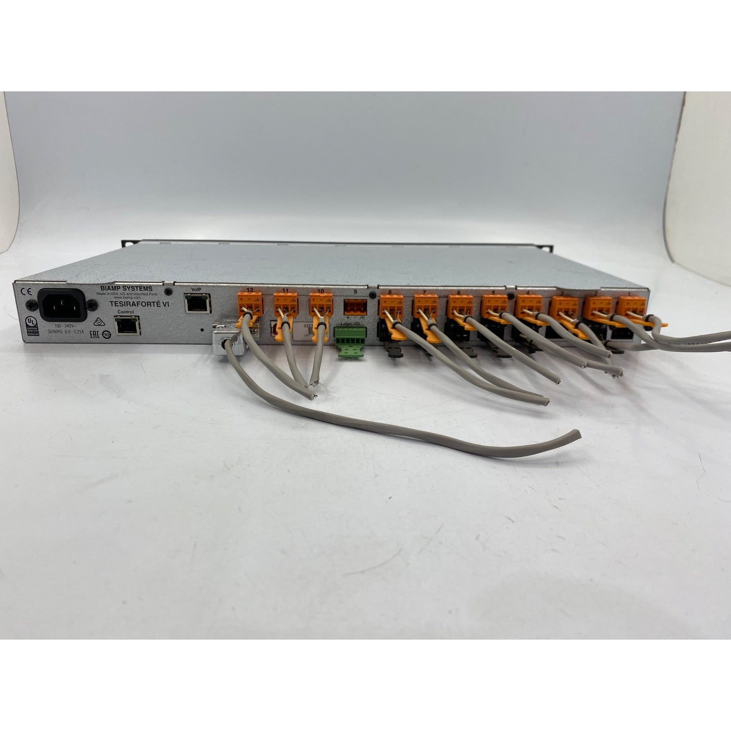 Biamp TesiraFORTÉ VI Digital Audio Processor With VoIP & Logic I/O Rack-Mountable