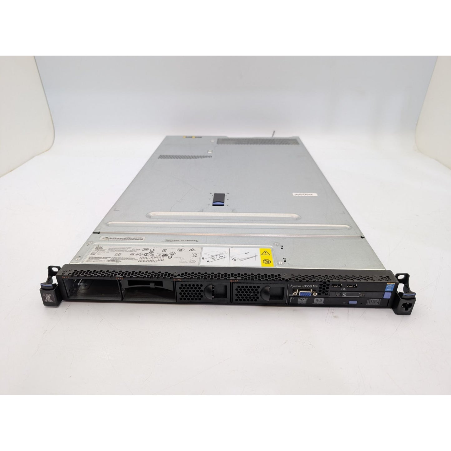 IBM System x3550 M4 USB & VGA Ports 1U Rack-Mountable Server - Black