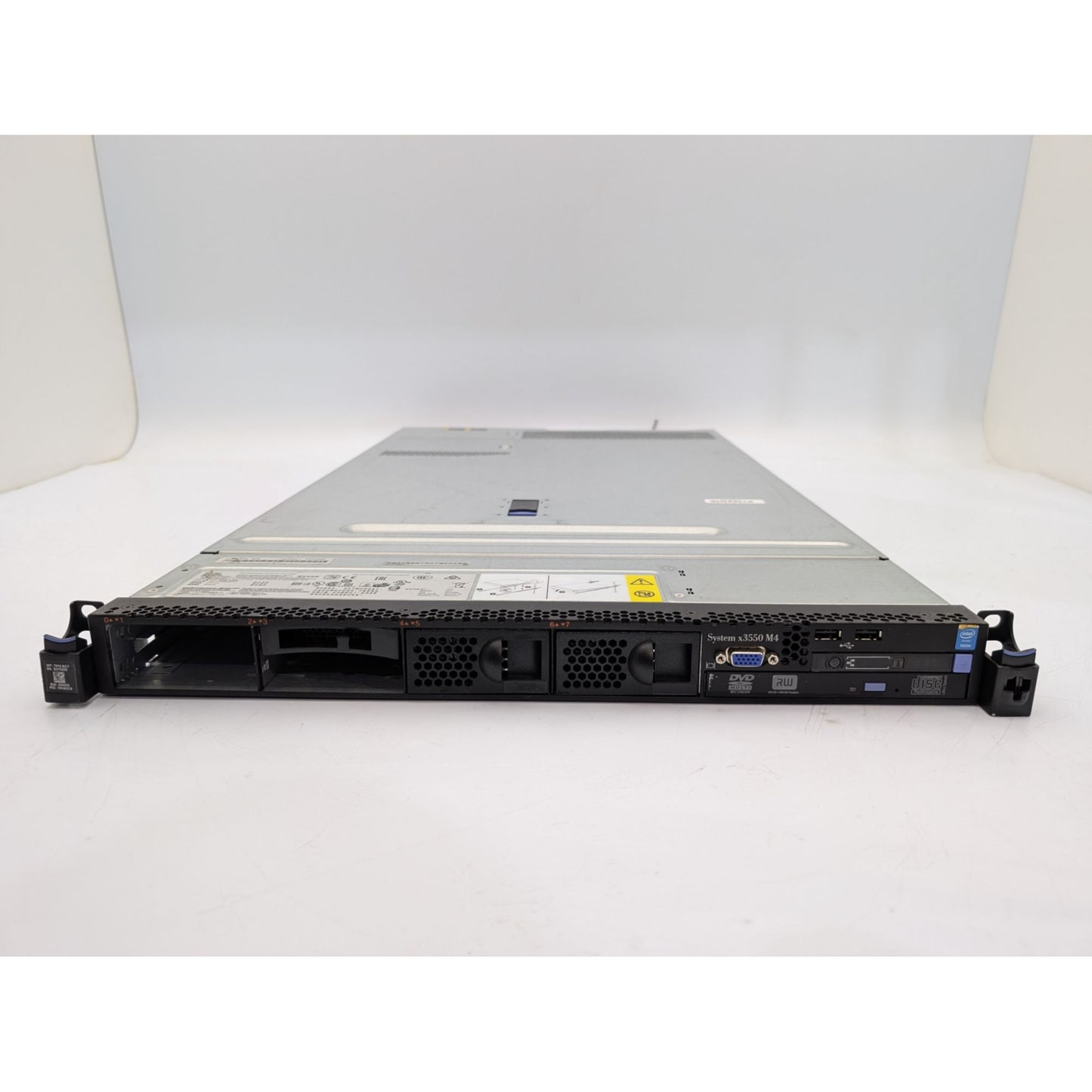 IBM System x3550 M4 USB & VGA Ports 1U Rack-Mountable Server - Black