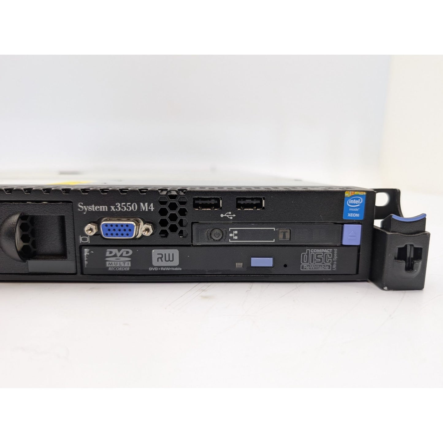 IBM System x3550 M4 USB & VGA Ports 1U Rack-Mountable Server - Black