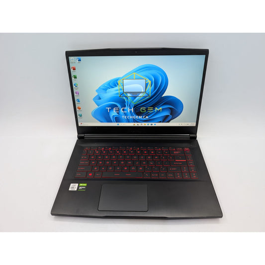MSI GF63 Thin 10SCXR 15.6" Intel i7-10750H 16GB RAM 1TB HDD 128GB SSD Windows 11