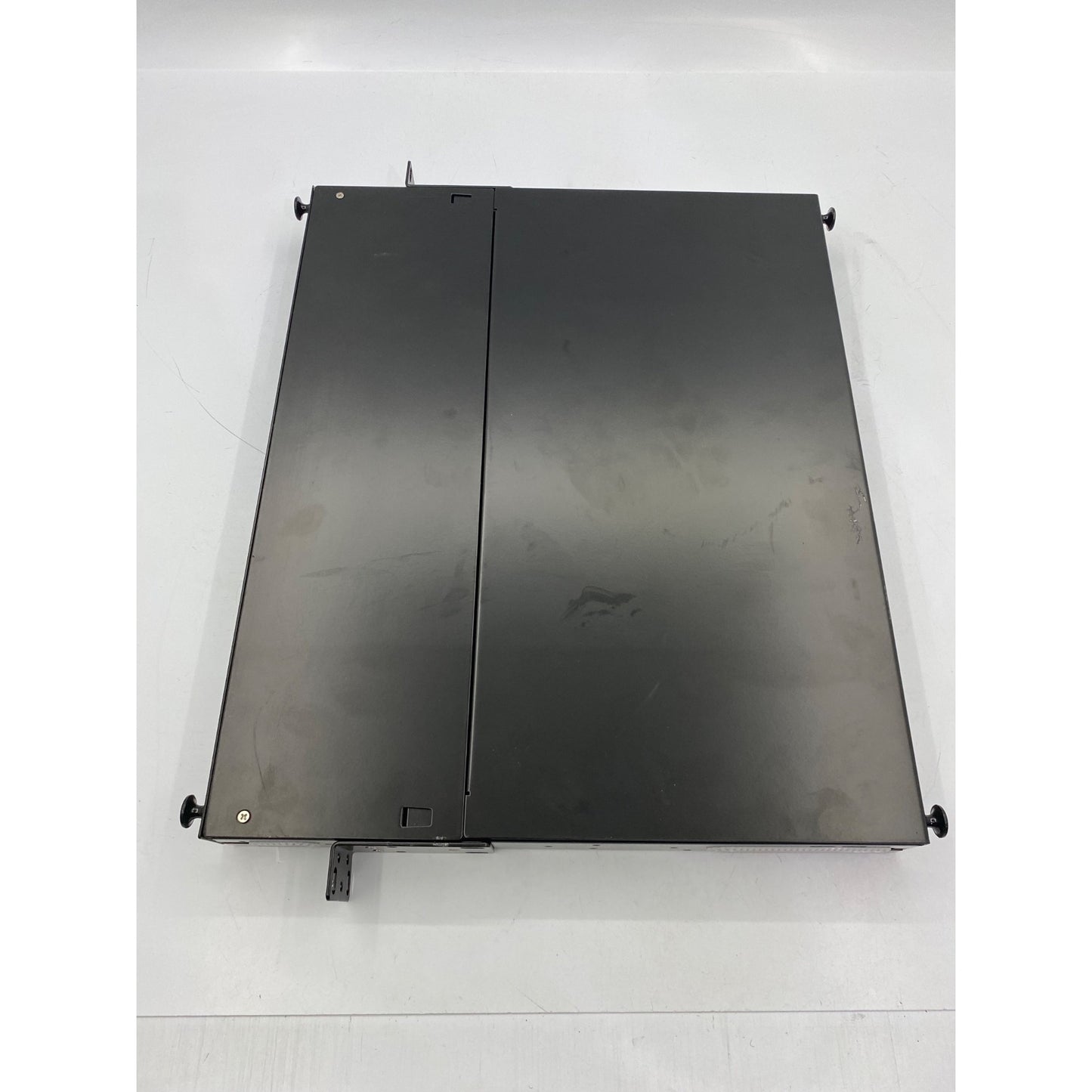 Fiber Optic Patch Panel 1U 19-Inch Rack Mount With Sliding Tray & 12 Port SC Adapters