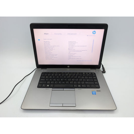 HP EliteBook 850 G1 15.6" Display Intel Core i7-4600U 2.10 GHz 4GB RAM Laptop