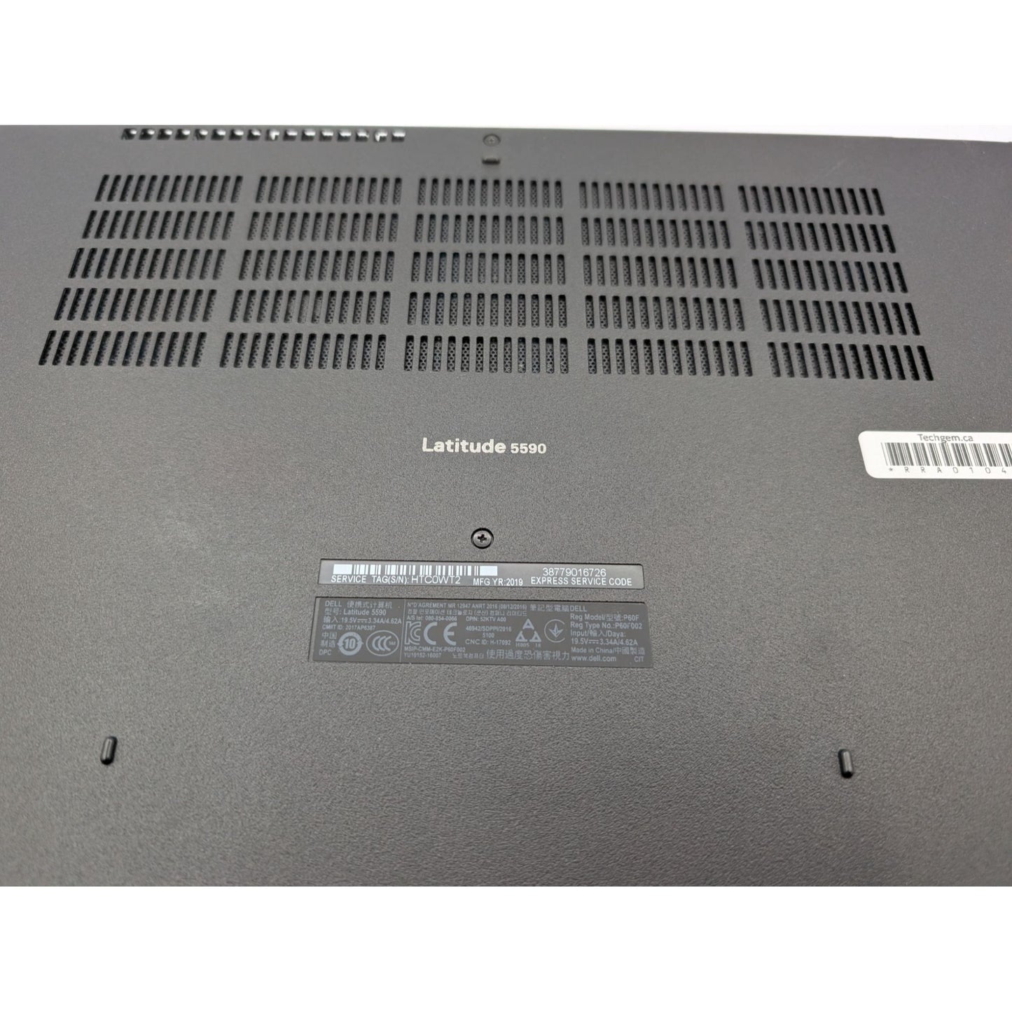 Dell Latitude 5590 15.6" Intel i5-7300U 16GB RAM 256GB SSD Win 11 Pro Activated