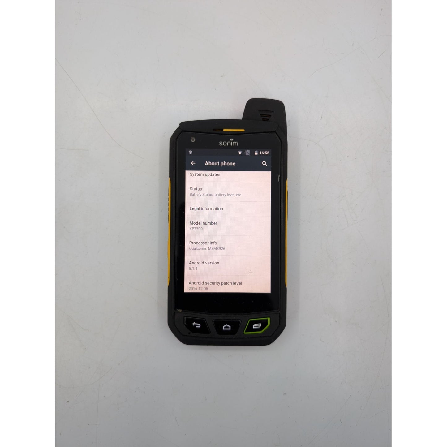 Sonim XP7700 Smartphone Black 4" Screen Qualcomm MSM8926 Android 5 (1GB+16GB)