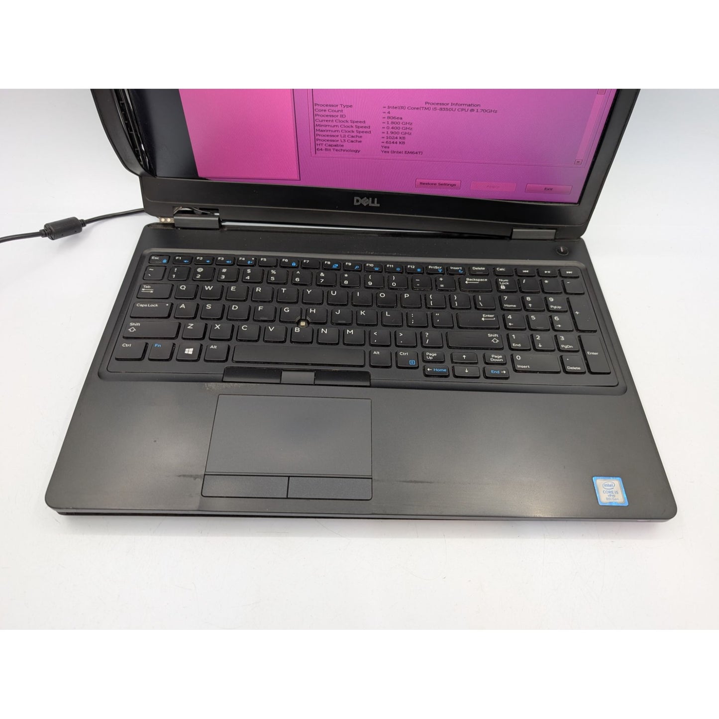Dell Latitude 5590 15.6" Screen Intel Core i5-8350U 1.70 GHz Processor Laptop