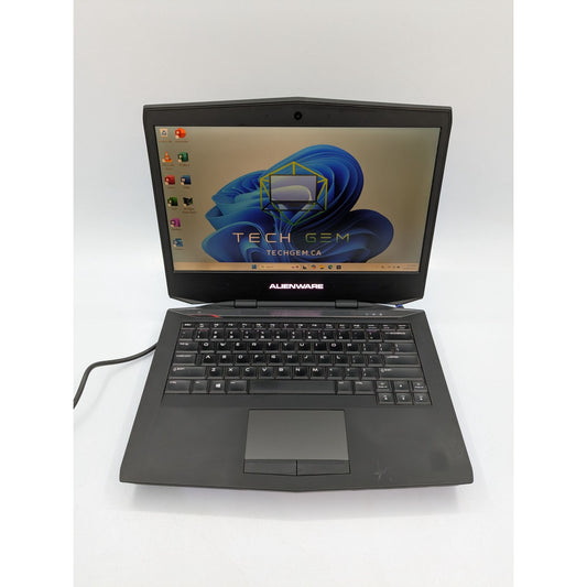 Alienware 14 Intel i7-4710MQ 14" 8GB RAM 256GB SSD Nvidia GT 750M Window 11 Home