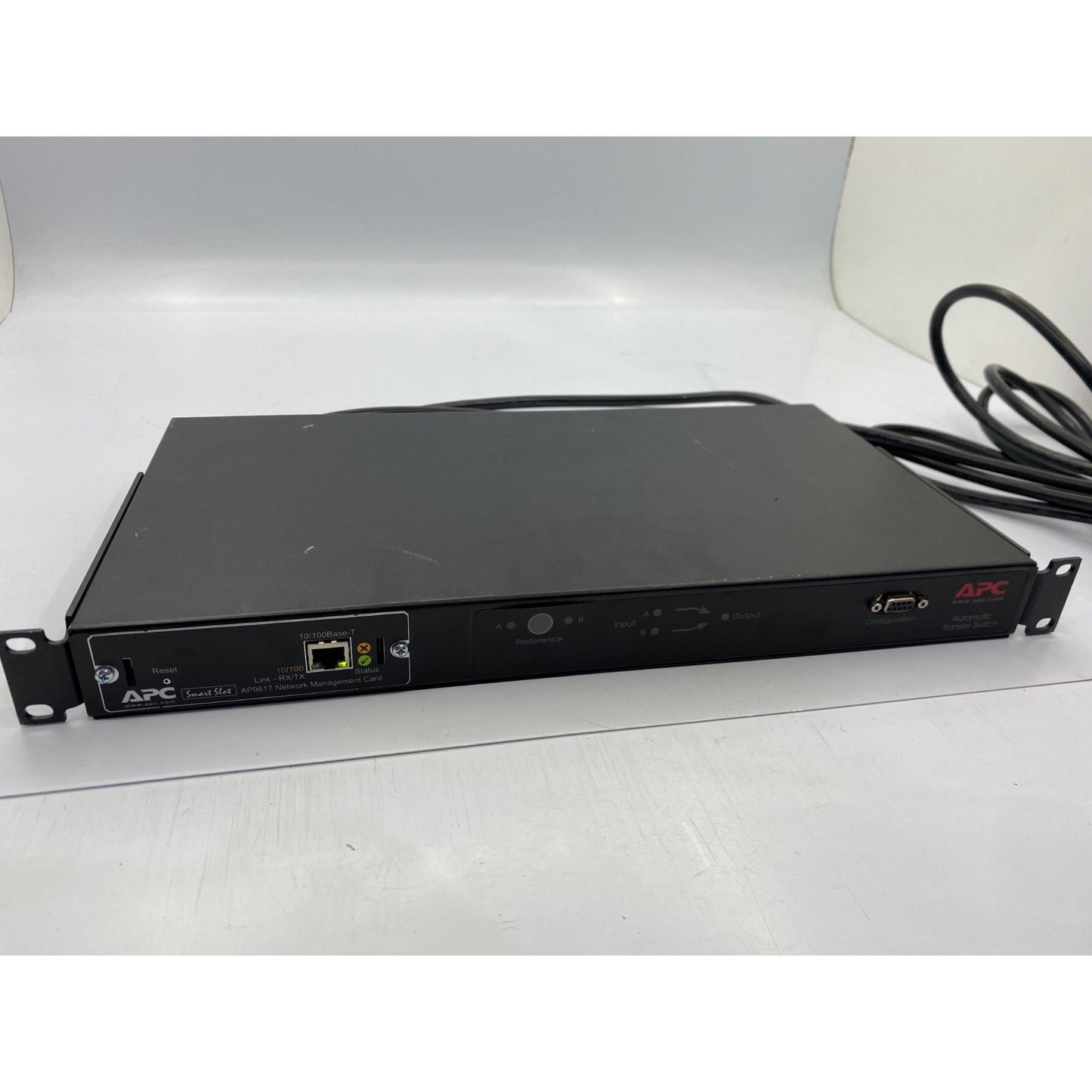 APC AP7750 Rack-Mount Automatic Transfer Switch With Network Management Card