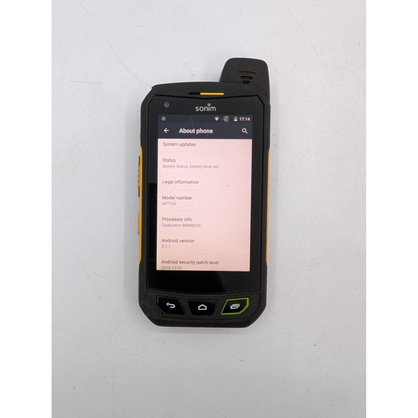 Sonim XP7700 Smartphone Wi-Fi 4" Display Qualcomm MSM8926 Android 5 (1GB+16GB)