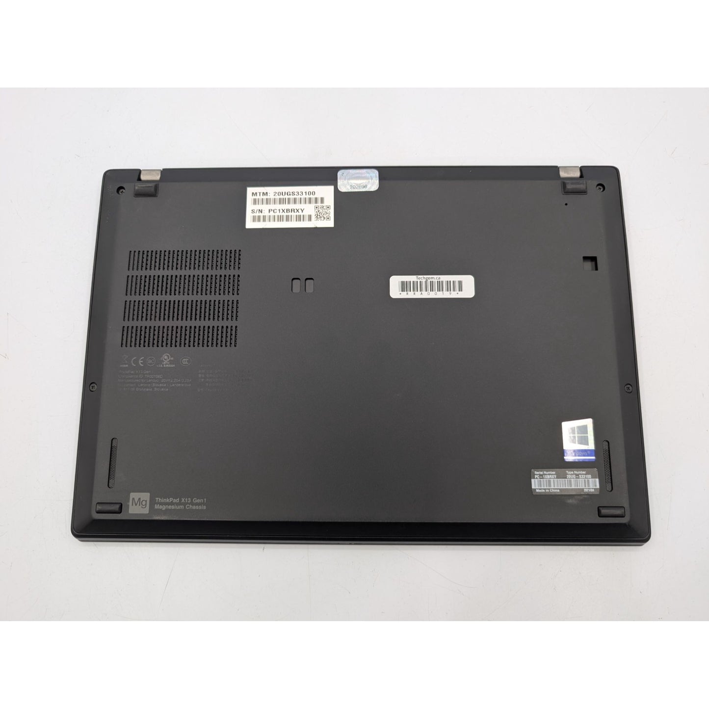 Lenovo ThinkPad X13 Gen 1 13.3" TouchScreen AMD Ryzen 5 4650U 256GB SSD 16GB RAM