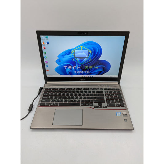 Fujitsu Lifebook E756 15.6" Intel Core i7-6600U 8GB RAM 128GB SSD Windows 11 Pro