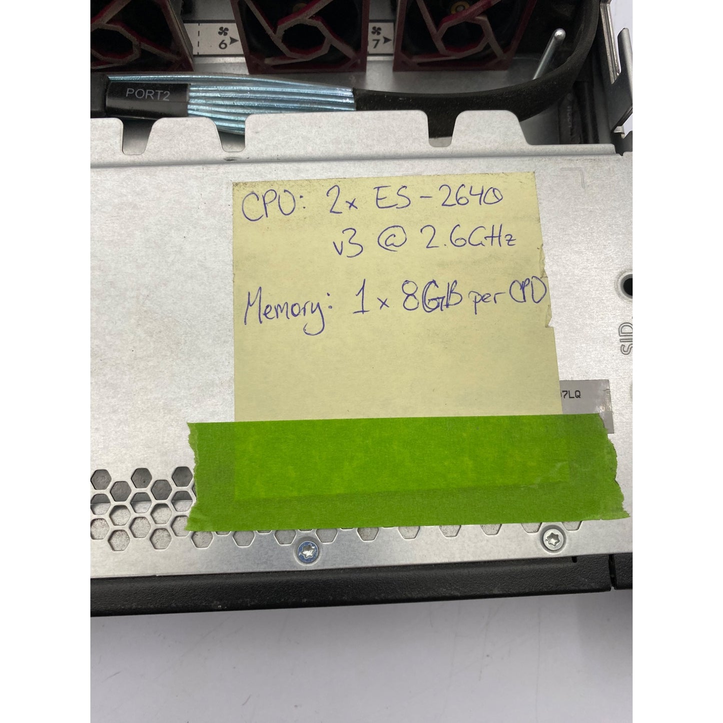 HP ProLiant DL360 Gen9 Server 2x E5-2640 v3 2.6GHz 8GB RAM