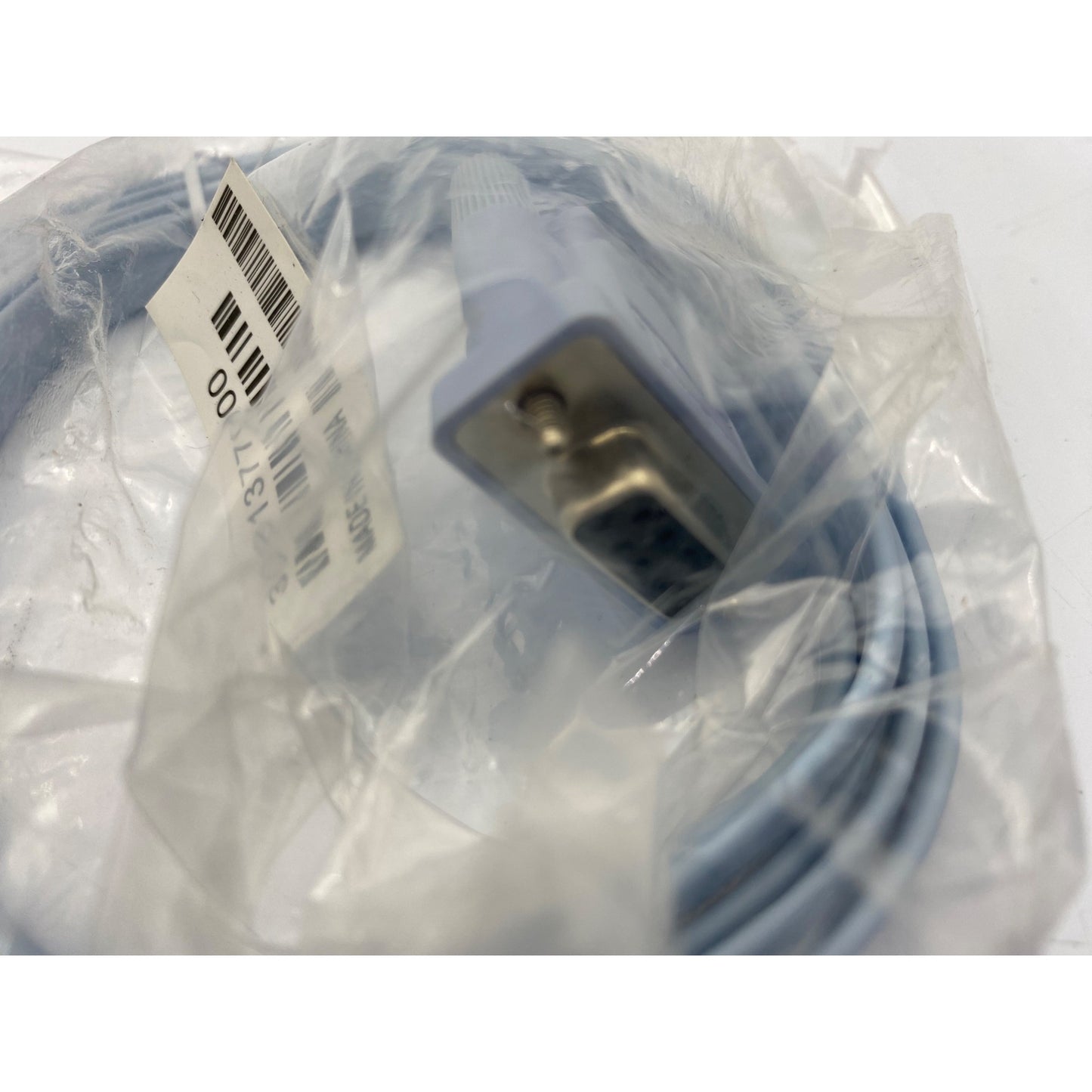 Lot of 2 Console Cables RJ45 To DB9 Serial Adapter 6ft Blue Ethernet Network