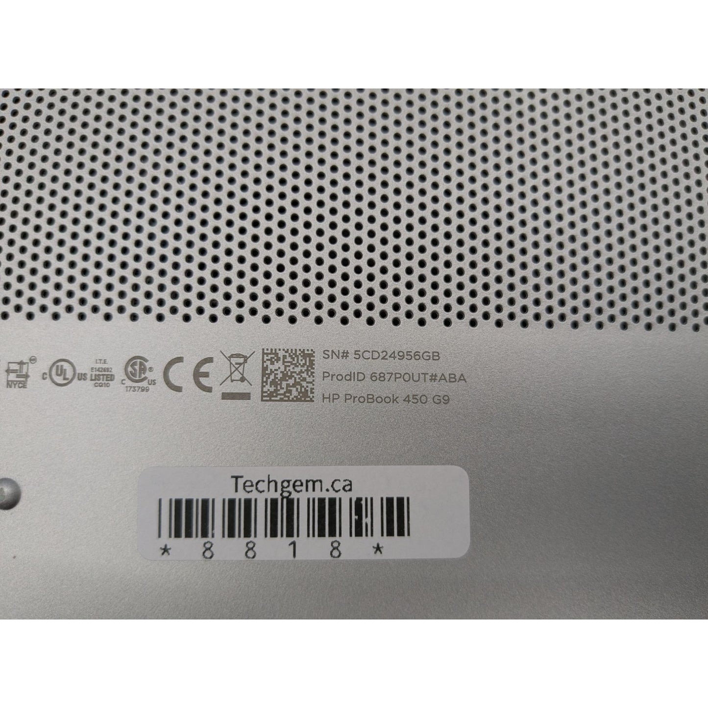 HP ProBook 450 G9 15.6" Intel Core i5-1235U 32GB RAM 512GB SSD Window 11 Pro