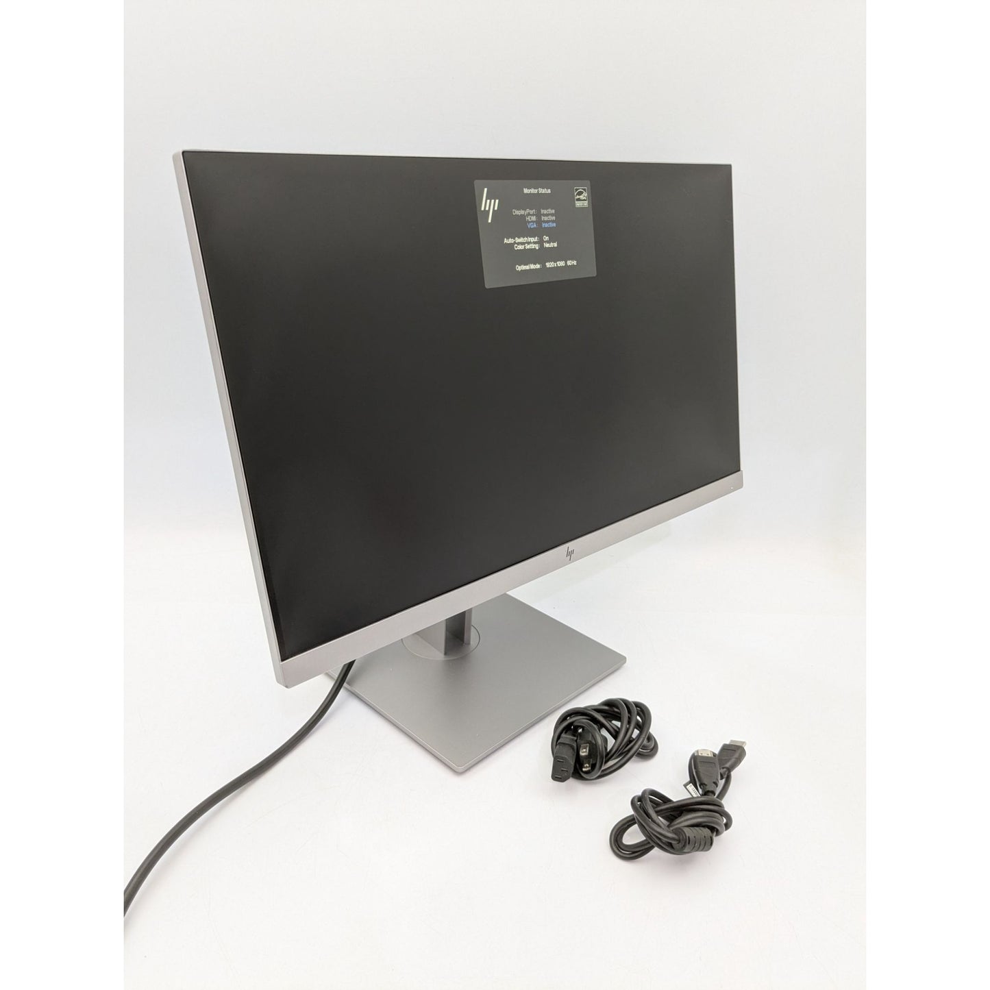 Hp EliteDisplay E233 23" LCD Monitor With Stand & Cables