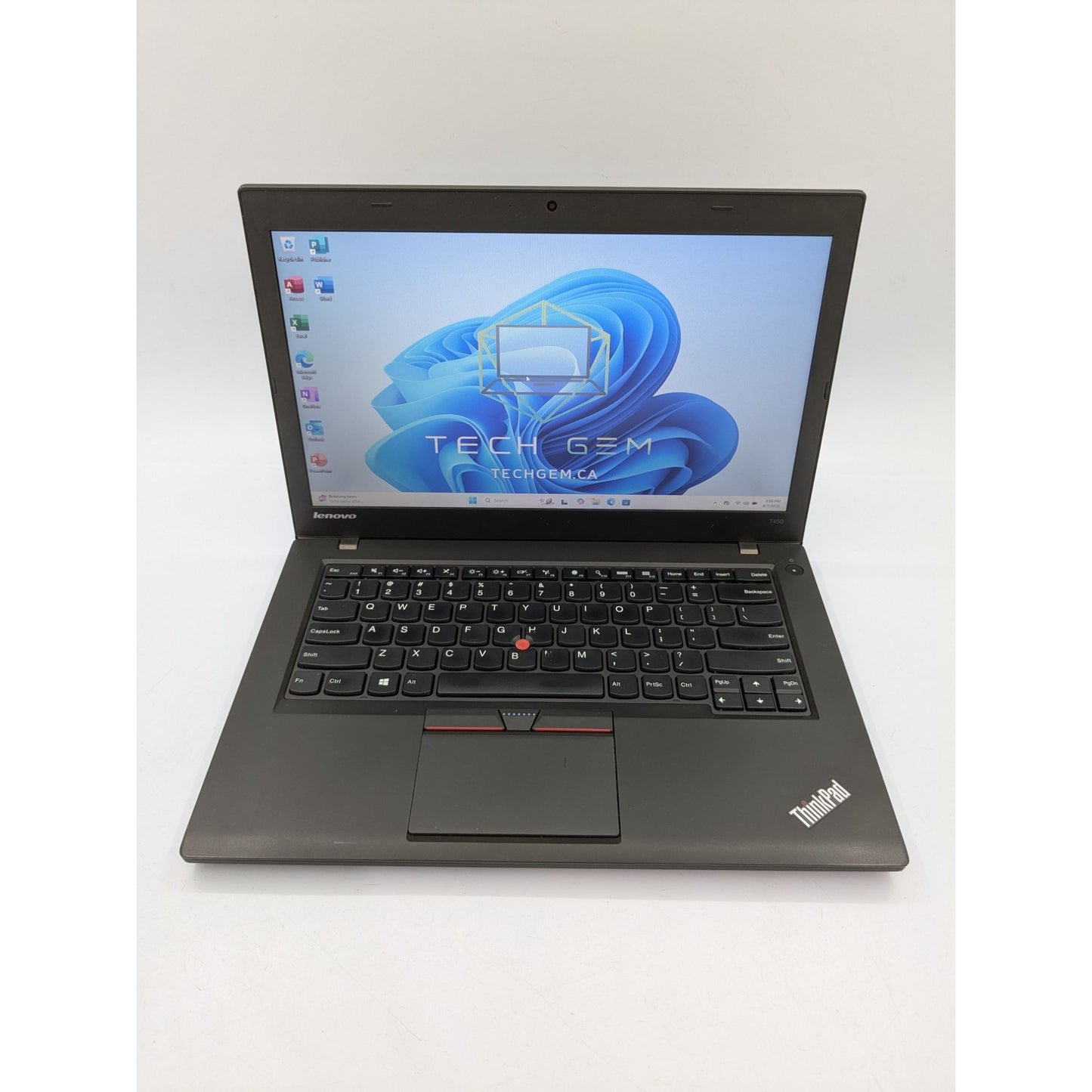 Lenovo ThinkPad T450 14" Intel i5-5200U 16GB RAM 256GB SSD Windows 11 Pro Active